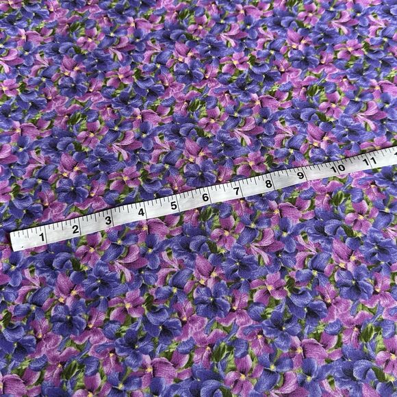 RJR Violetta Violet Patch 4pc Fabric Quilt Bundle Debbie Beaves Violets Fabric - Picture 2 of 9